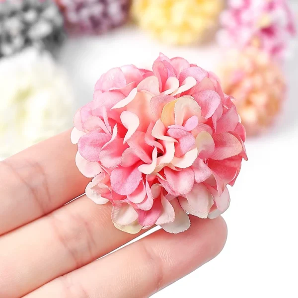ไฮเดรนเยียปลอม ไม่มีก้าน สีชมพู
